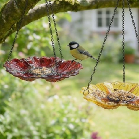 Kreativer und praktischer neuer Sonnenblumen-Vogelfutterspender - B -