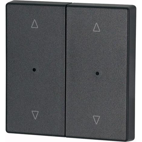 Bouton à bascule double avec LED anthracite flèches 000147632 EATON CWIZ 02/24 LED
