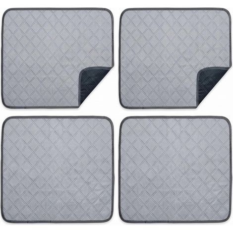 4 Tapis Cochon D'Inde Absorbant 30x30 Cm Alèse Lavable Pour Cage De Lapin (1/5)