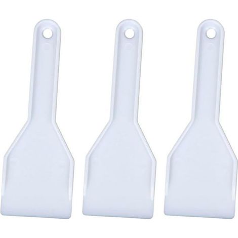 Lot de 3 Grattoir à glace,PVC rigide,Manche ergonomique,Dégivrage sans rayure,Réfrigérateur congélateur voiture (1/5)