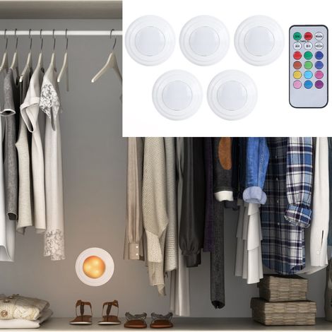 Veilleuse LED à piles 13 couleurs Cross-border Home Furnishing, lampe 5 en 1 avec télécommande, lampe tactile et éclairage pour meubles (1/5)