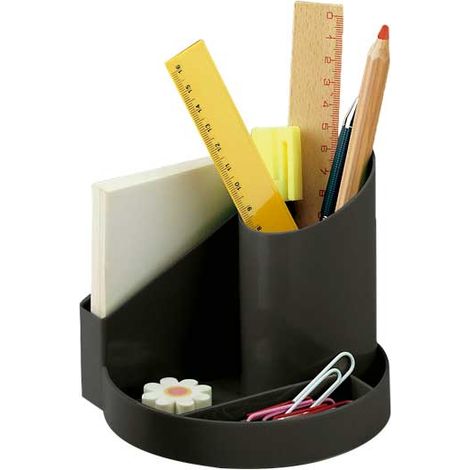 CUBILETE FAIBO 4 COMP. NEGRO 203-02