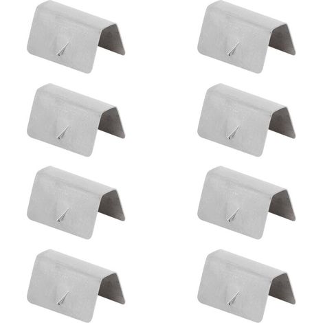 Clips de retenue de fixation en acier inoxydable, 8 pièces, canal de déflecteur de pluie et de vent pour voiture, adaptés à HEKO G3 (1/5)