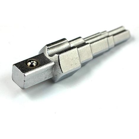Multi-purpose ratchet step wrench for radiators, taps and pipes, made of carbon steel. (1/5)