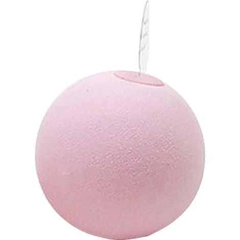 Balle pour chat interactive et amusante à induction tactile, résistante aux morsures, avec sons d'animaux, idéale pour les petits chats d'intérieur (boîte rose), balle couineuse à gravité de 5 cm. (1/5)
