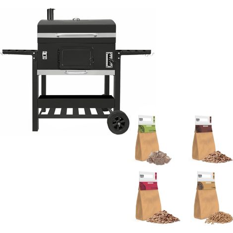 XXL BBQ Smoker Grill & Wood Chips/Chunks