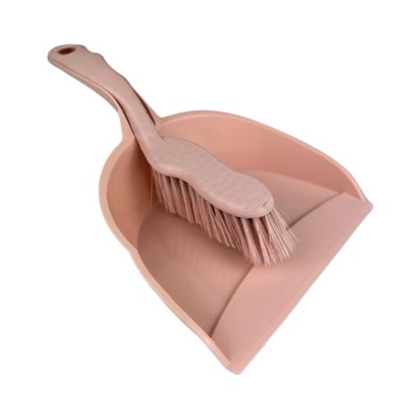 Set spazzola e paletta - rosa