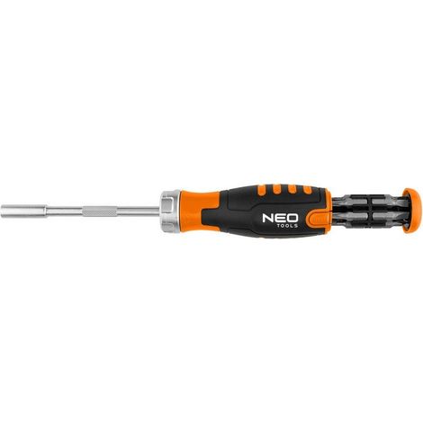 Ratschenschraubendreher mit 12-teiligem Bit-Set - T N04-242 (1/5)