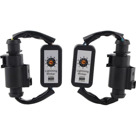 Module de L'adaptateur de Signal de Virage Dynamique 6 Contrôles de L'adaptateur de Poupin Délai de Signal de Virage pour L'ensemble D'éclairage du Véhicule. (1/5)