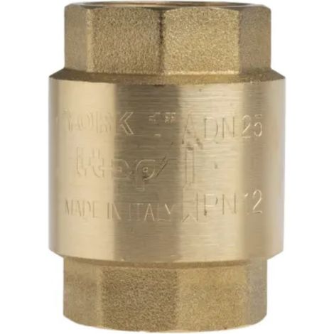 LUX TOOLS - VALVOLA DI NON RITORNO - CONRACCORDO 1/4 - IN OTTONE