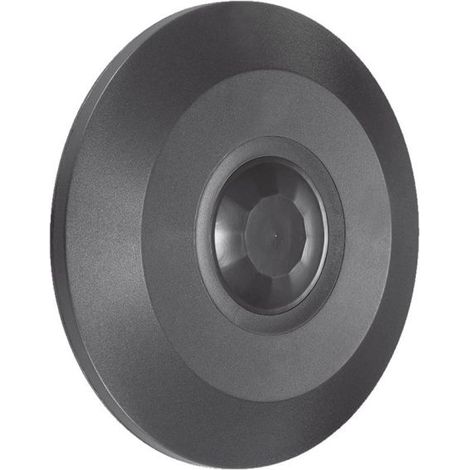 V-TAC Sensore rilevamento PIR piatto ad incasso 360° Montaggio a Plafone (Max. 1000W) Colore Nero - 23677