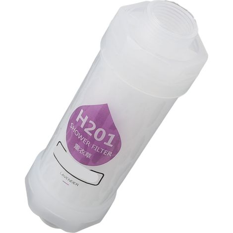 Filtre d'aromathérapie pour pommeau de douche, adoucisseur d'eau, purificateur d'eau, pour le soin de la peau et des cheveux, à la lavande (1/5)