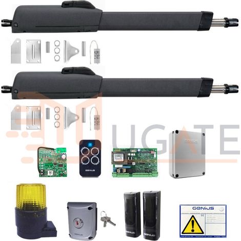 GENIUS FAAC MISTRAL 300 MONSON 51700781 230V Kit Automazione Cancello a Battente (1/4)