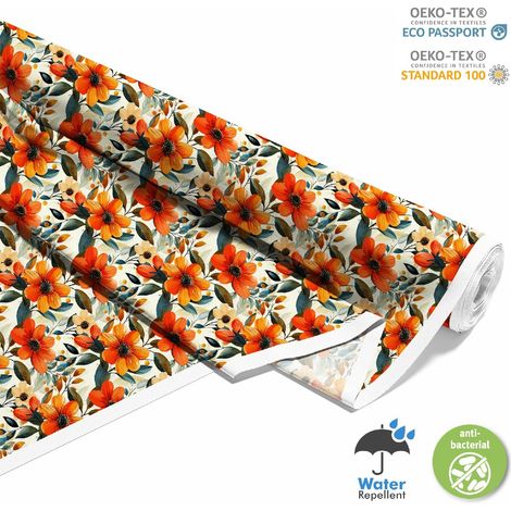 Outdoor dekostoffe oxford - Motiv Blumen I DX5305 (1/5)