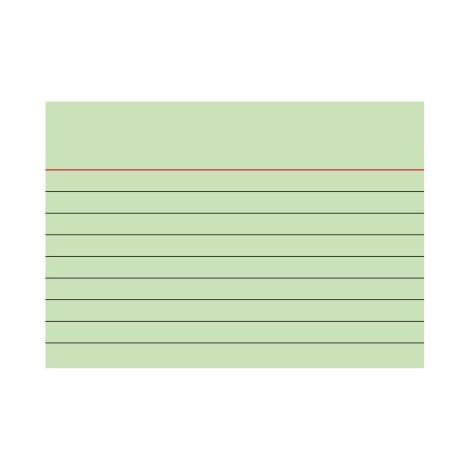 BRUNNEN Karteikarte 102270150 DIN A7 liniert gn 100 St./Pack. (1/2)