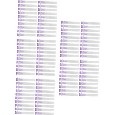 100 aiguilles d'irrigation dentaire 30G, professionnelles, portables et jetables, accessoire pour le rinçage dentaire (1/5)