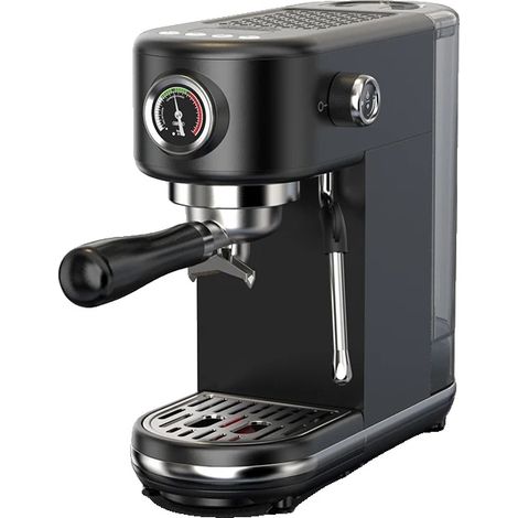 Macchina per caffè espresso, temperatura regolabile, capacità 5-10 tazze, H10B nera, UE (1/2)