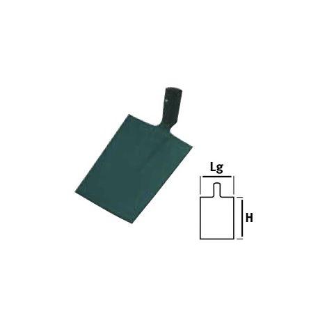 LEBORGNE Pelle de Bresse forgée - 21 cm - sans manche
