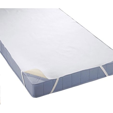 Biberna Molton Sleep & Protect Matrazenauflage weiß 90 x 200 cm Matratzenschoner (1/3)