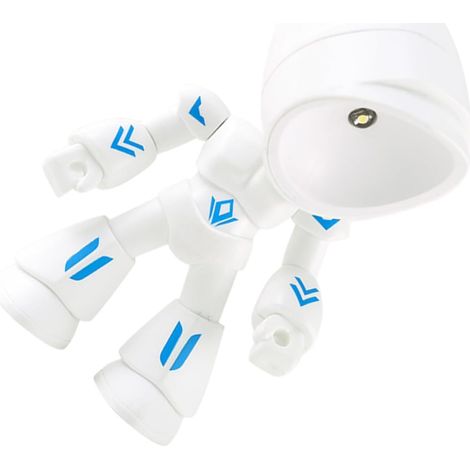 Veilleuse Lampe de Nuit de Robot, Effet Décoratif Ajustable, en PVC, pour Garçon et Filles, Lampe de Table pour Chambre (1/5)