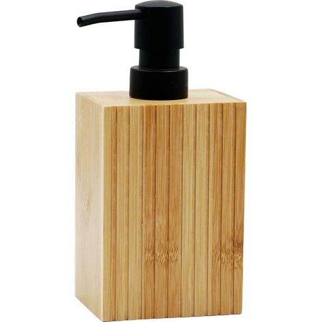 Distributeur de Savon en Bambou "Hanoi" 18cm Naturel (1/2)