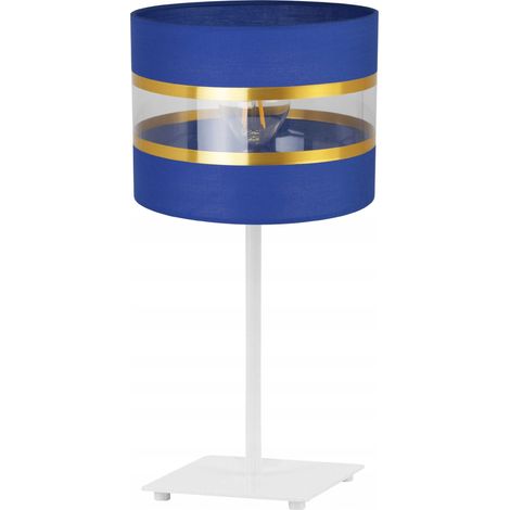 LAMPADA DA COMODINO, ELEGANTE PARALUME ORO, 20 CM