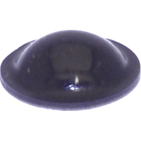 TOOLCRAFT PD2010SW Gerätefuß selbstklebend, rund Schwarz (Ø x H) 10 mm x 3.1 mm 1 St.