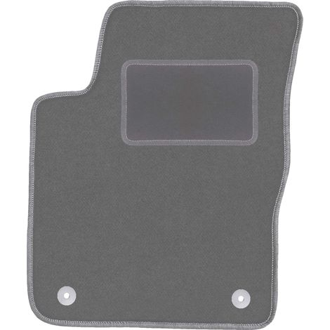 Tapis de sol conducteur en velours pour : Hyundai i10 hatchback (2007-2013) graphite
