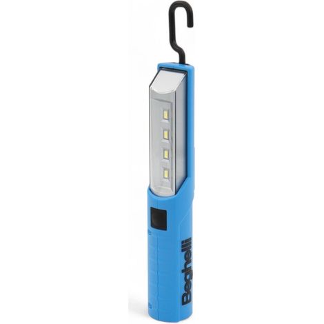 Lampada portatile a led torcia ricaricabile 2W con gancio chiudibile T-160
