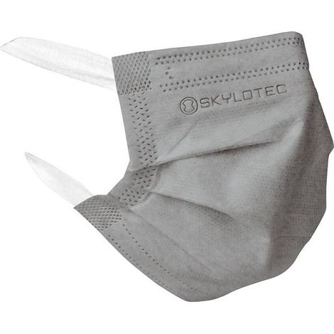 Máscara respiratoria med iir. Caja de 50 piezas. gris