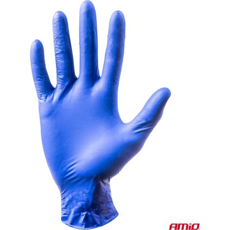 Gants en nitrile bleu Mercator Nitrylex Basic taille S 100 pièces. (1/5)