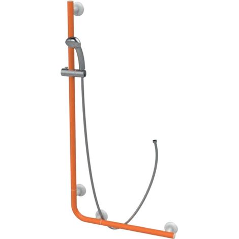 Saliscendi angolare con maniglia 120x60 arancio (1/3)