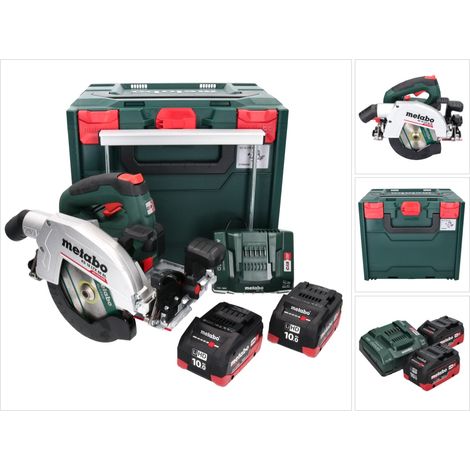 Metabo KS 18 LTX 66 BL Akku Handkreissäge 18 V 165 mm + 2x Akku 10,0 Ah + Ladegerät + metaBOX (1/5)
