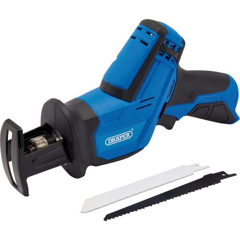 Draper 12V Reciprocating Saw (Model 70297) - Bare Tool, Compact and Powerful for Versatile Cutting Tasks