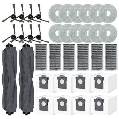 Pièces détachées pour aspirateur robot Mova P50 Pro Ultra / P50 Ultra et Mova P10 Pro Ultra : brosse principale, lingette de nettoyage, sac à poussière et filtre