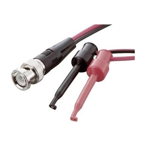 VOLTCRAFT Cavo di misura BNC 0.80 m Nero, Rosso