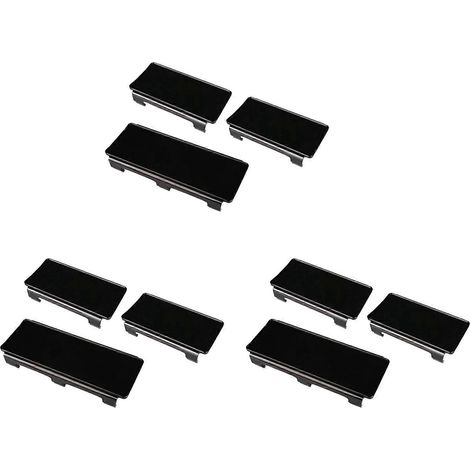 Lot de 3 protections noires de 20 pouces pour lentilles de barre lumineuse LED, compatibles avec camions, 4x4, SUV et quads tout-terrain. (1/5)
