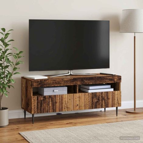 Mobile TV LED Legno antico Legno ingegnerizzato vidaXL (1/5)