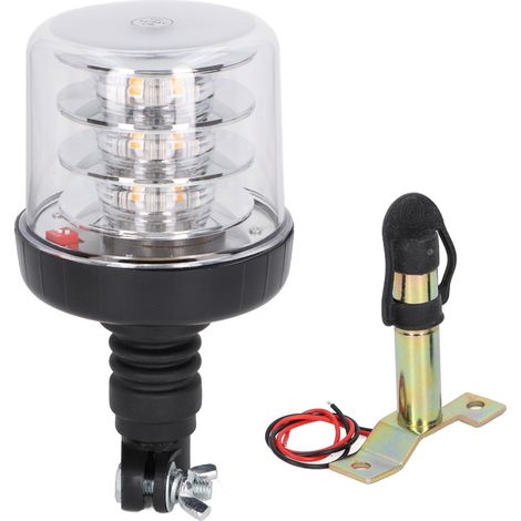 Lumière rotative LED 54W, rotation à 360 degrés, balise d'avertissement d'urgence, DC12-24V (1/5)