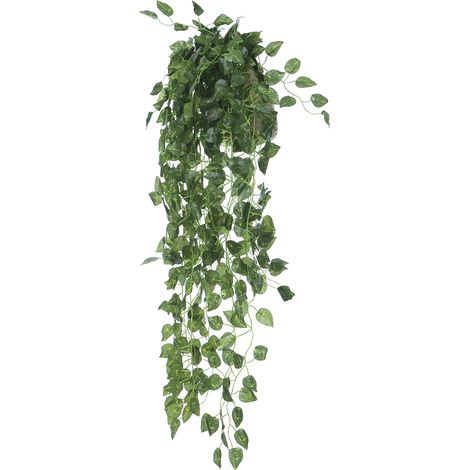 plante artificielle suspendue en rotin, fausses fleurs suspendues pour décoration murale intérieure (1/2)