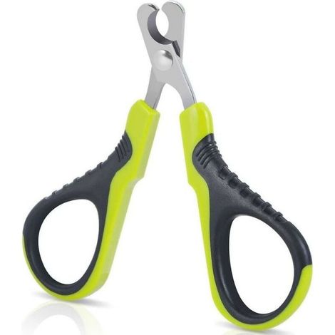 Professional Cat Nail Clippers, Nail Clippers for Puppies, Rabbits, Birds, and Small Animals, Curved Stainless Steel Nail Scissors, Portable Nail Trimmer, Cat and Rabbit Accessory (1/5)
