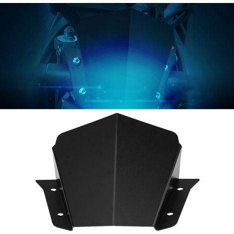 Pare-brise noir de protection pour Yamaha MT-09 2014-2016, écran de modification moto (1/5)