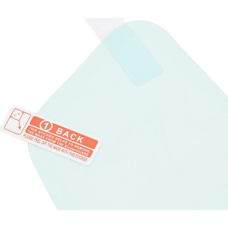 Film protecteur universel NANO transparent antibuée pour visière de casque moto 24,5 cm, résistant à la pluie (1/4)