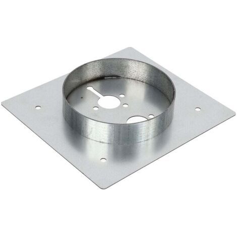 BUNTHAUS PA Rubberskin Tourelle de Chauffage Diesel Planaire, Plaque de Montage de Chauffage Tourelle Planaire en Acier Inoxydable Haute Résistance Antirouille pour Chauffage Eberspacher (1/4)