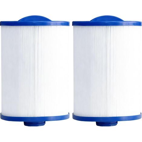 Set of 2 Spa Filters, Polyester, 1.5 Inch SAE Thread, For Hot Tubs and Swimming Pools (1/5)