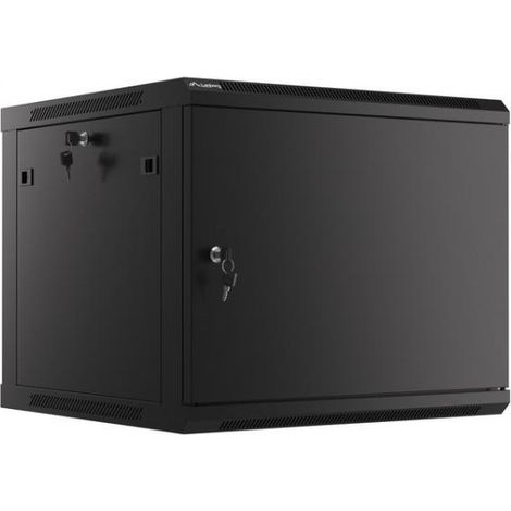 Lanberg WF01-6609-00B armadio rack a muro nero 9U (1/4)