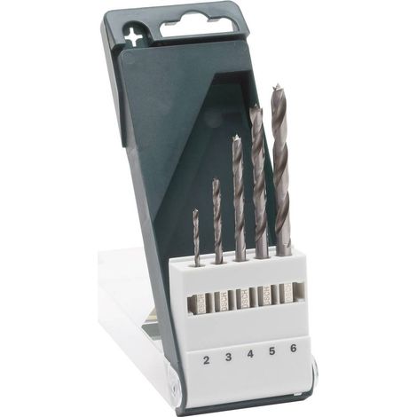 Bosch 2609255326 Set 5 Punte Legno, 2-3-4-5-6 mm, Codolo Esagonale