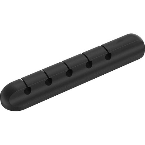 Organiseur de câbles de bureau en silicone (1 pièce), cadeau original, rangement pour câbles, enrouleur de câbles auto-adhésif pour voiture, pince à câbles (1/5)