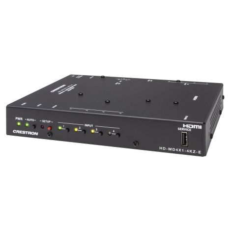 Crestron 4x1 4k60 4:4:4 Hdr Av Switcher (hd-md4x1-4kz-e) 6511306
