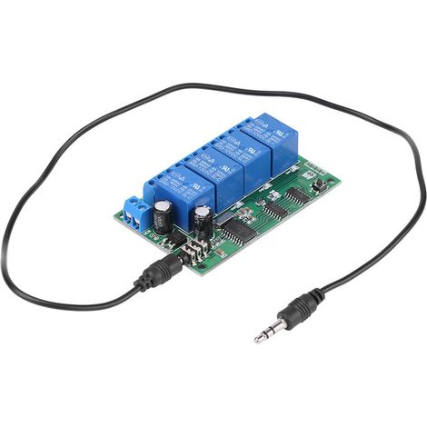 AD22B04 DTMF 4-Kanal 12V Signaldecoder, Relais, Telefonfernbedienung, speicherprogrammierbare Steuerung (1/5)